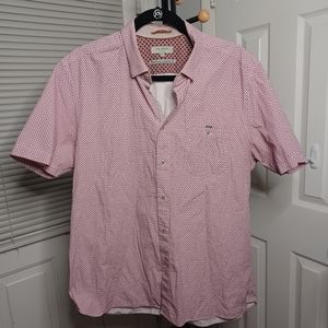 Ted Baker Short Sleeve Button Down Shirt Mens 6 2XL